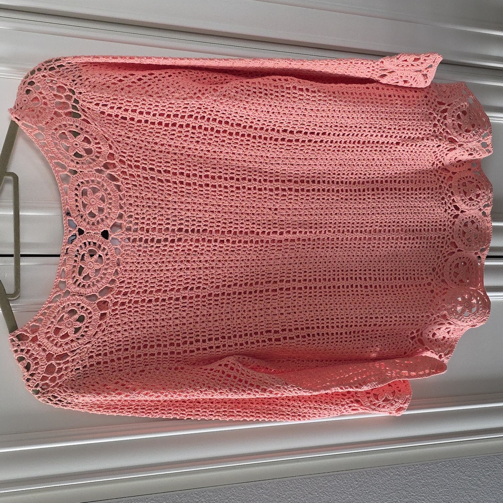 NWT ALLEGRA | Crochet Top L/XL - Picture 6 of 7
